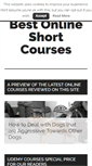 Mobile Screenshot of bestonlinecourses.info